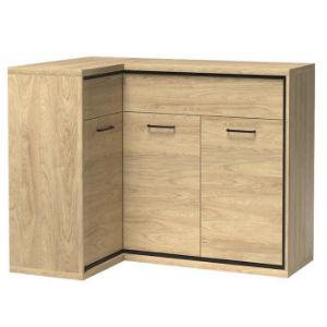 Paveikslėlis Kampinė komoda M15* Milan Natural Hickory