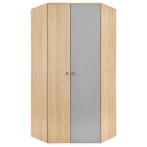 Kampinė spintelė Pixel 1D PX2 Biskvito ąžuolas/baltasis liuksas/pilka paveikslėlis