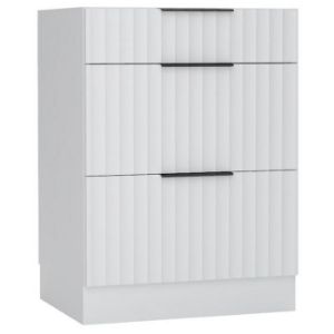 Virtuvės spintelė Vera D60 D/3 šviesiai pilka paveikslėlis