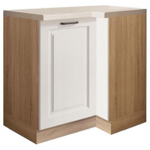 Smart 15D Virtuvės spintelė kairė Sonoma/baltas matas paveikslėlis