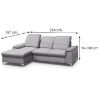 Kampinė sofa Bergamo Mini L Zetta 302 paveikslėlis