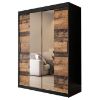 Spintelė Old Wood T1 150 Black/Old Style/Mirror paveikslėlis