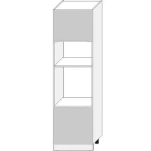 Virtuvės spintelė Zoya D60pk Mv 2133 Pl šviesiai pilka matinė/balta paveikslėlis