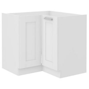 Virtuvinė spintelė LUNA balta matinė/balta 89x89 dn 1f bb paveikslėlis