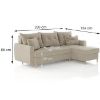 Kampinė sofa su miegamąja funkcija Romeo Riviera 16 dr.natural universali paveikslėlis