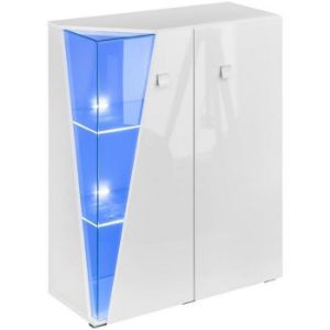 Žema kraštinė vitrina Balta paveikslėlis