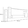 Sekcija Switch Glass+LED XI Graphite paveikslėlis