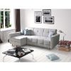 Kampinė sofa su miego funkcija Grey Enzo 162+154 natūralus medis kairėje paveikslėlis