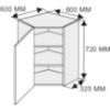 Virtuvinė spintelė W10 Quantum smėlio spalvos matinė/lava paveikslėlis