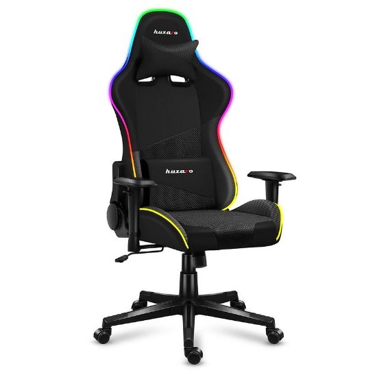 Žaidimų kėdė Hz-Force 6.2 Black RGB paveikslėlis