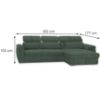 Kampinė sofa Umbria VI P Rosario 467 paveikslėlis