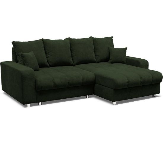 Rhodes Kampinė sofa P/L Whisper 11 žalia paveikslėlis