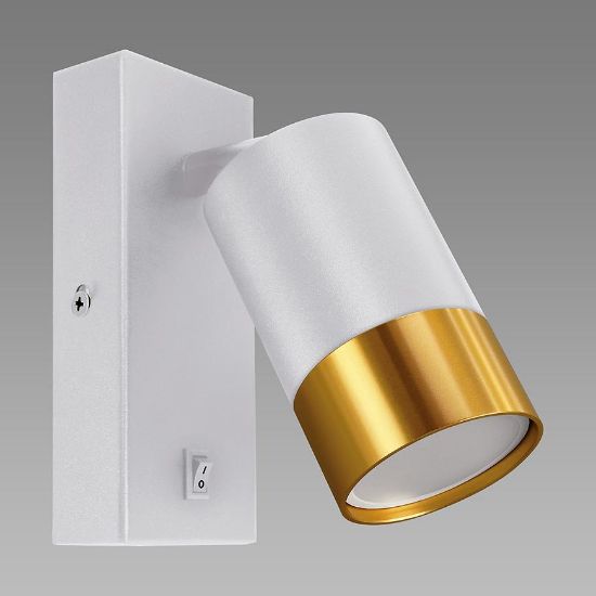 PUZON WLL GU10 WHITE/GOLD 04132 LS1 lempa paveikslėlis