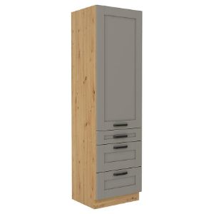 Paveikslėlis Virtuvinė spintelė Luna claygrey/artisan 60DKS-210 3S 1F