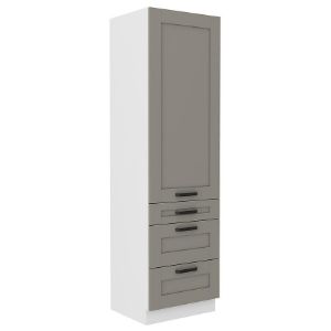 Paveikslėlis Virtuvės spintelė Luna claygrey/balta 60DKS-210 3S 1F