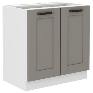 Paveikslėlis Virtuvės spintelė Luna claygrey/balta 80D 2F BB