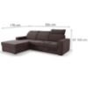 Kampinė sofa Bali Evolution 3 kairioji Kampinė sofa su miegamąja vieta paveikslėlis