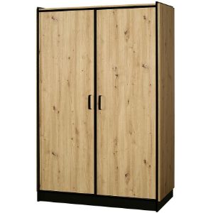 2D Karia ąžuolo/artisan ąžuolo+juoda spinta paveikslėlis