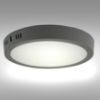 LED skydelis RING 18W 4200K apvalus šviesiai pilkas paveikslėlis