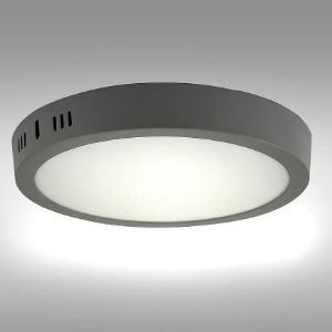 Paveikslėlis LED skydelis RING 24W 4200K Round Light Grey