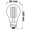 LED lemputė OSRAM FIL A60 E27 11W 4000K paveikslėlis