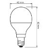 OSRAM LED lemputė P40 E14 4,9W 2700K paveikslėlis