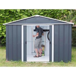 Metalinis sodo namelis Antracitas 67AEYZ 202x217 cm antracyt paveikslėlis