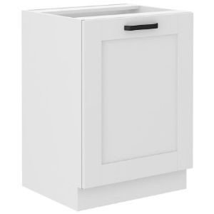 Virtuvinė spintelė LUNA balta matinė/balta 60d 1f bb paveikslėlis